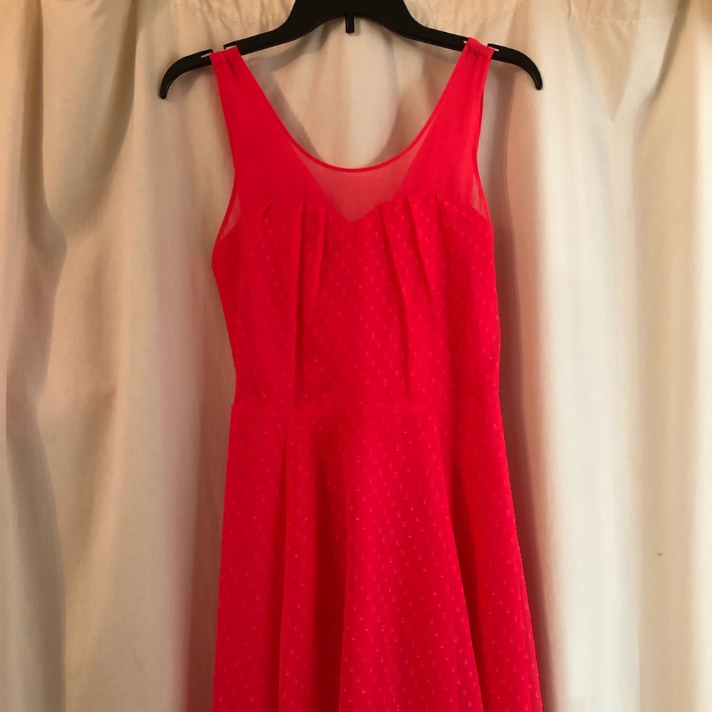 Hot pink express dress